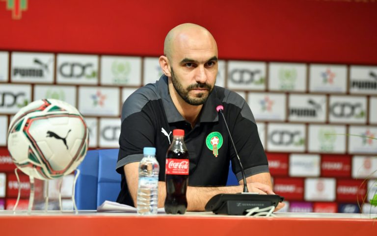 الركراكي:" هدفنا بلوغ المونديال لثالث مرة على التوالي"