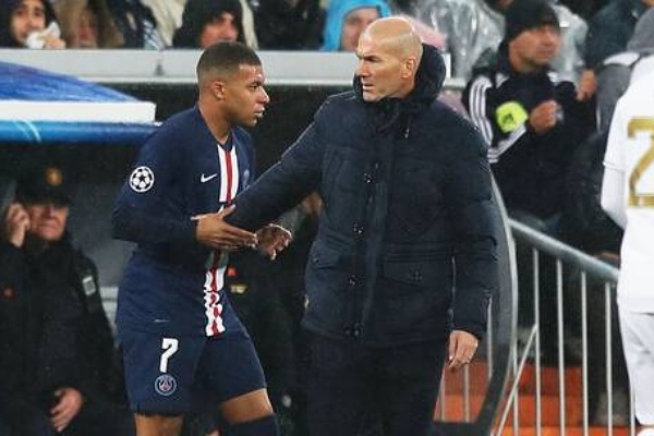 تعليق مثير من زيدان على انتقال كيليان مبابي لريال مدريد