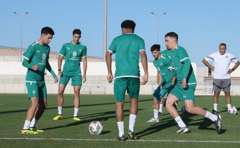 المنتخب الوطني يخوض حصة تدريبية استعدادا لمواجهة الكونغو