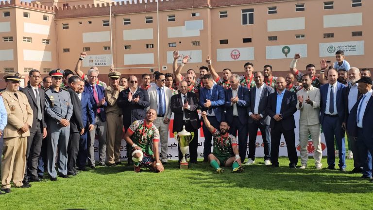 تتويج مولودية وجدة بلقب كأس العرش لرياضة الريكبي