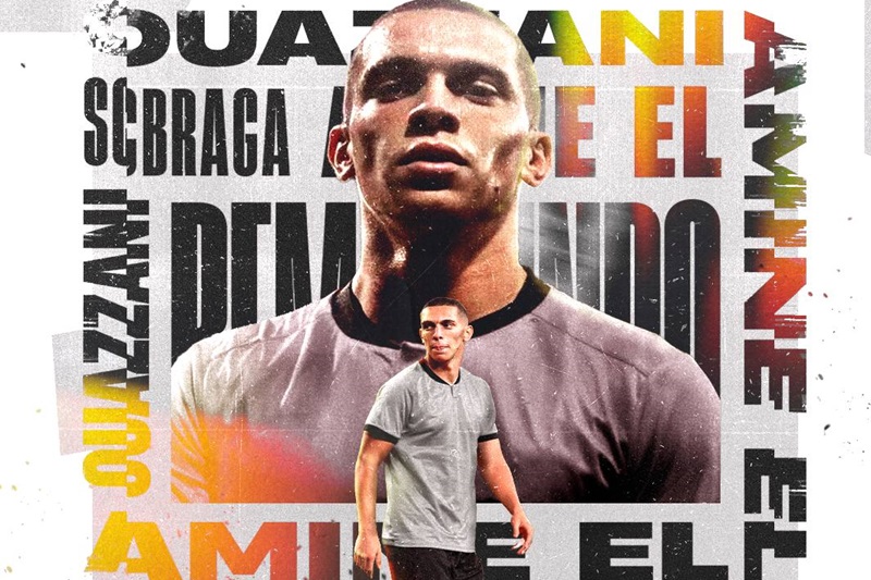 براغا البرتغالي يعلن تعاقده مع المغربي أمين الوزاني