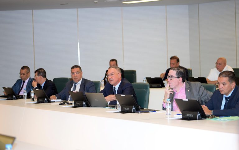 لقجع يقدم عرضا حول خطة الجامعة لتطوير كرة القدم الوطنية