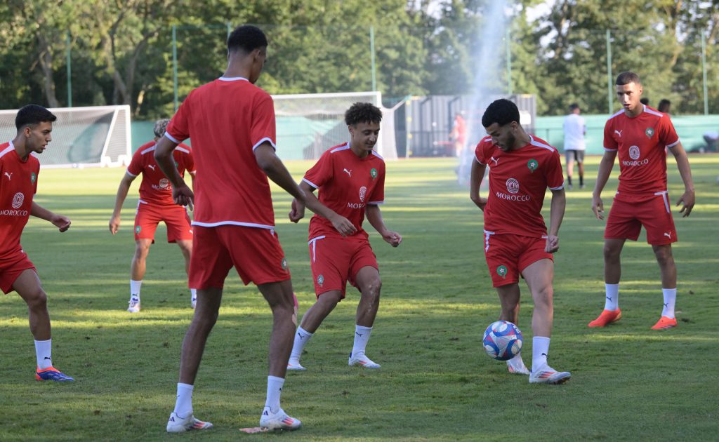 المنتخب الأولمبي يكثف من استعداداته بإجراء مباراة تدريبية