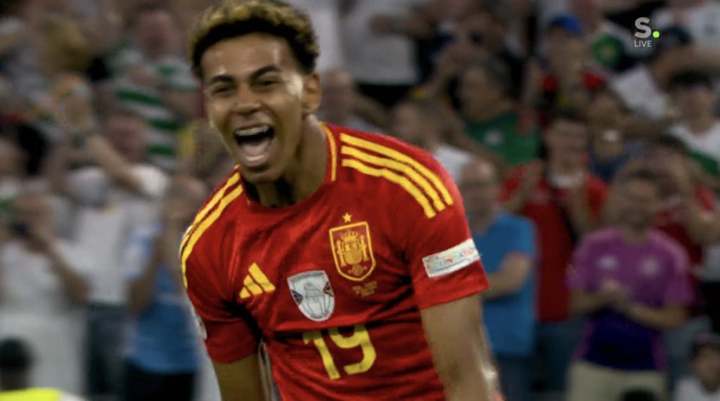 (فيديو) هدف لامين يامال العالمي أمام فرنسا في نصف نهائي اليورو