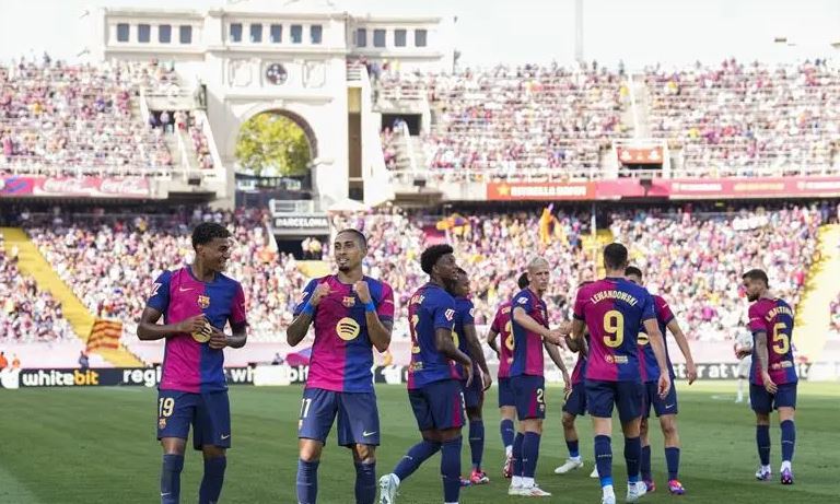 برشلونة يكتسح بلد الوليد بسباعية ويعزز صدارته لليغا الإسبانية برشلونة يكتسح بلد الوليد بسباعية ويعزز صدارته لليغا الإسبانية