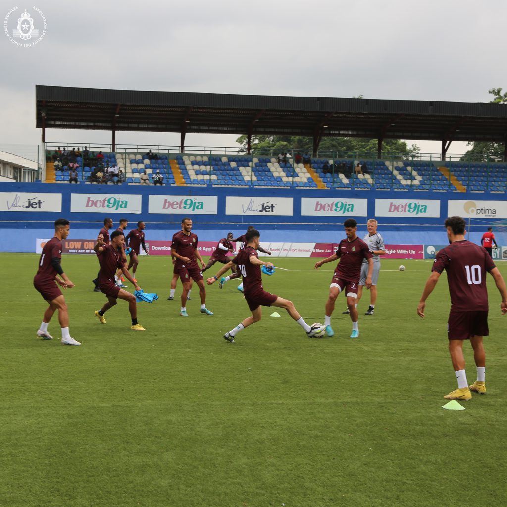 الجيش الملكي يستأنف تداريبه استعداداً لمباراة الإياب أمام ريمو ستارز النيجيري