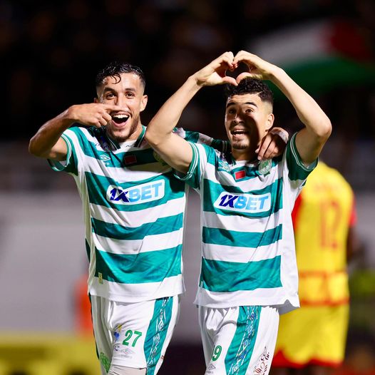 الرجاء يكتسح الحرس الوطني بخماسية ويتأهل للدور التمهيدي الثاني من دوري الأبطال