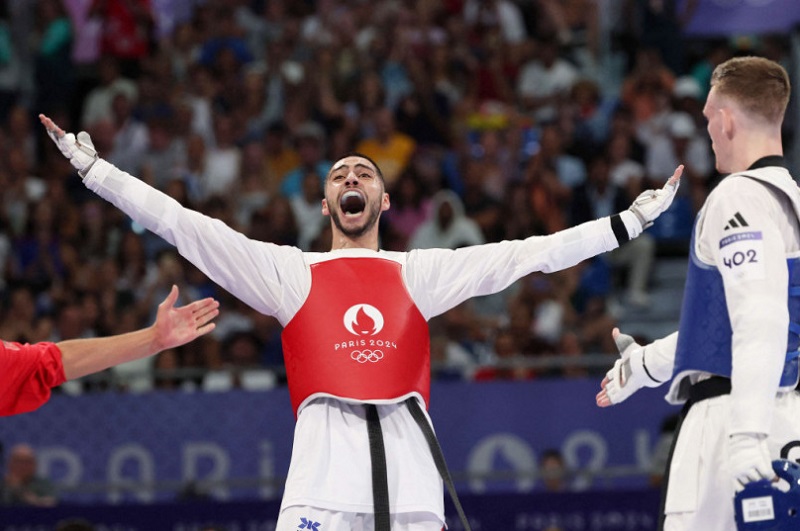 أولمبياد باريس.. الأردني زيد عبد الكريم يحقق ميدالية فضية في التايكواندو