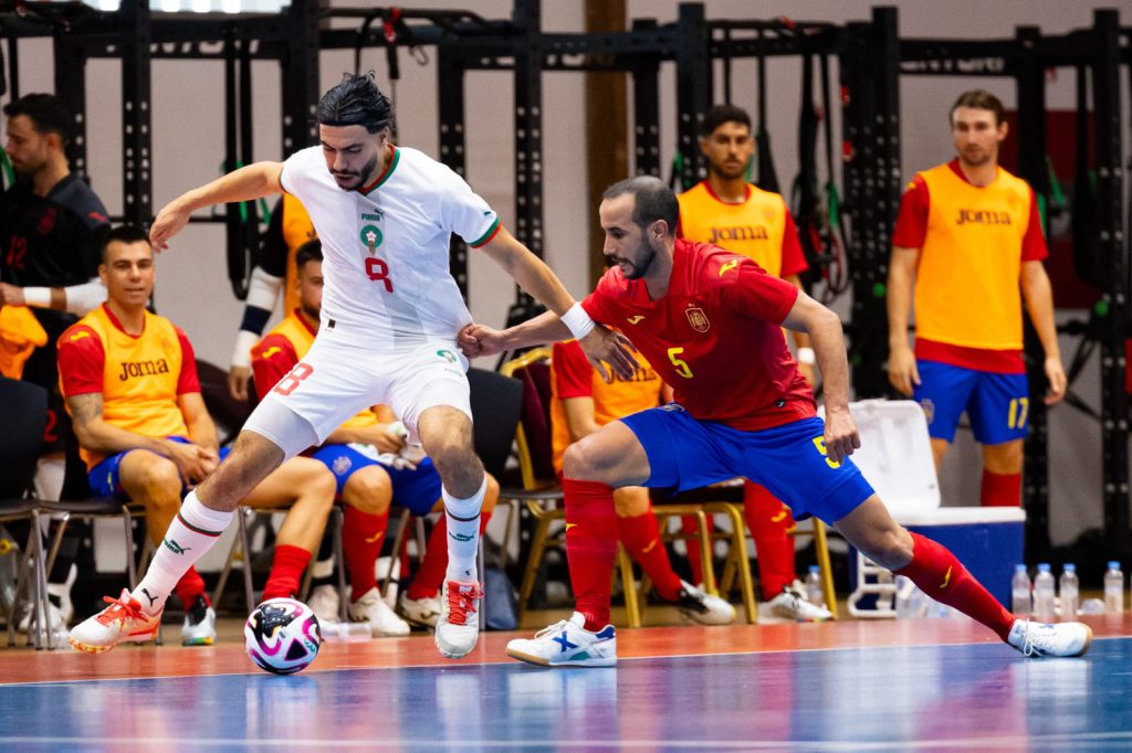 منتخب الفوتسال يفوز على إسبانيا في مباراة ودية