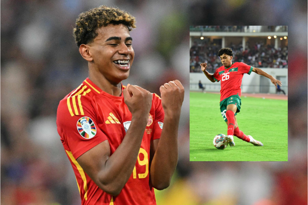 لامين يامال يدعم آدم أزنو بعد ظهوره الأول مع المنتخب الوطني المغربي للكبار