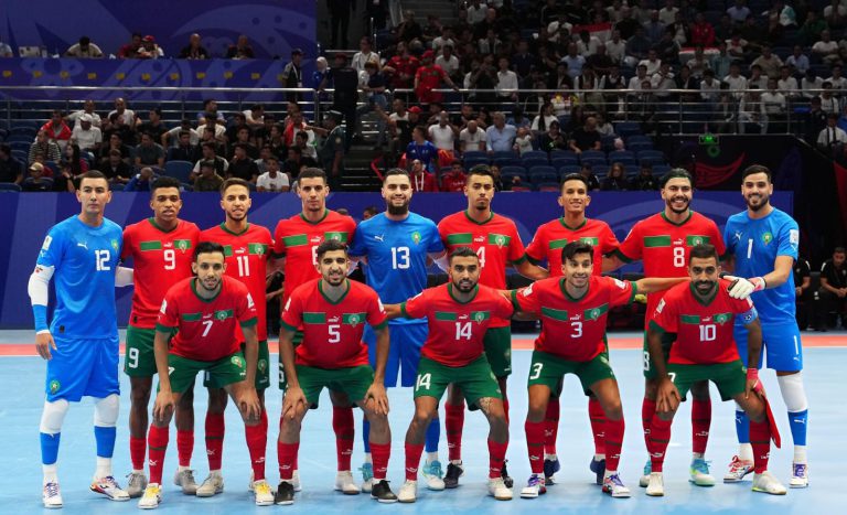 نجم المنتخب المغربي يدخل القفص الذهبي بعد عودته من مونديال الفوتسال (صور)