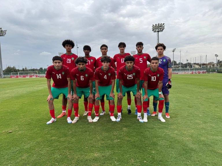 بقيادة النيبت.. المنتخب المغربي لأقل من 18 سنة ينهزم أمام الدنمارك
