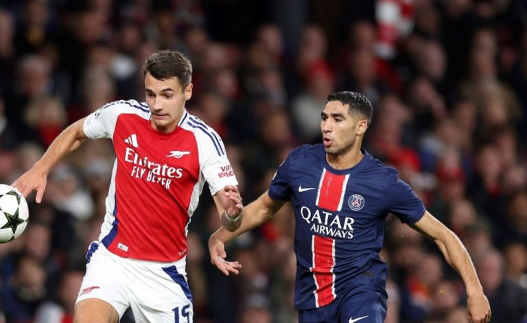 دوري أبطال أوروبا.. أرسنال يحقق الفوز أمام باريس سان جيرمان