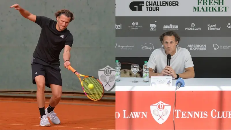 بعد سنوات على اعتزاله.. دييغو فورلان يدخل عالم التنس ويخوض مباراته الأولى