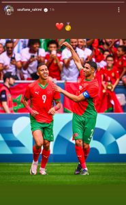 رحيمي يتفاعل مع عدم تتويج حكيمي بجائزة الكرة الذهبية الأفريقية (صورة) رحيمي يتفاعل مع عدم تتويج حكيمي بجائزة الكرة الذهبية الأفريقية (صورة)