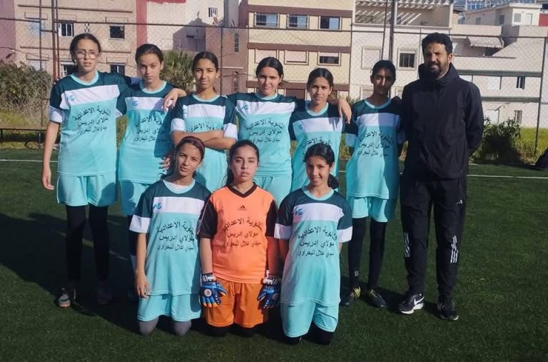 فريق إعدادية مولاي إدريس يتأهل إلى البطولة الوطنية لكرة القدم إناث U15