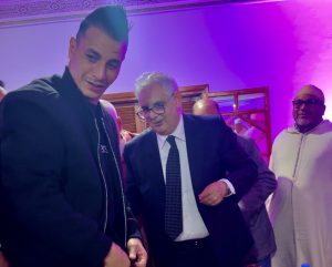 مروان الشماخ يظهر مع أمين عام حزب سياسي مغربي (صورة) مروان الشماخ ونزار بركة