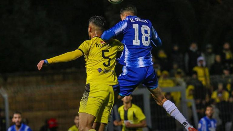 لقطة من المباراة