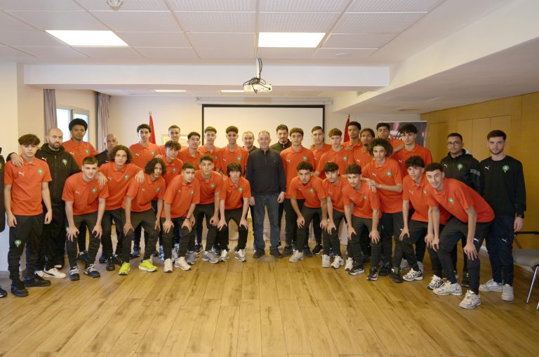 لقجع يستقبل مكونات منتخب أقل من 17 سنة