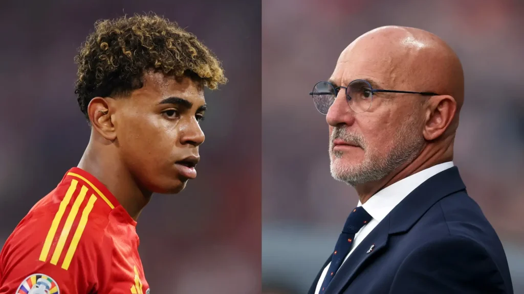 دي لا فوينتي ولامين يامال