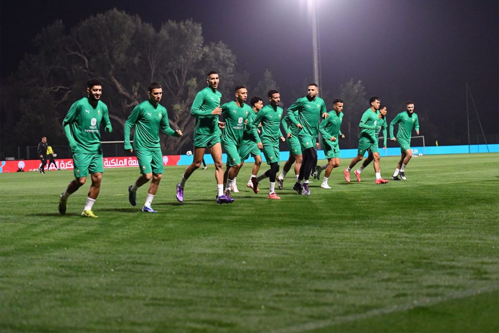 تدريبات المنتخب المغربي