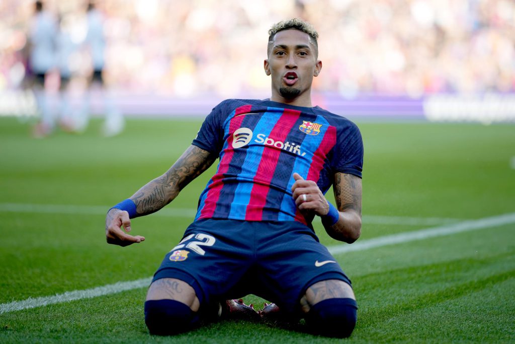 برشلونة يستعيد خدمات رافينيا قبل مواجهة أتلتيكو مدريد