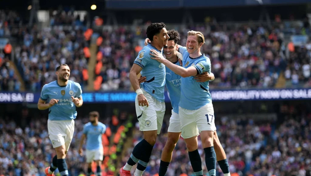 المان سيتي يقلب تأخره لفوز كبير على كريستال بالاص