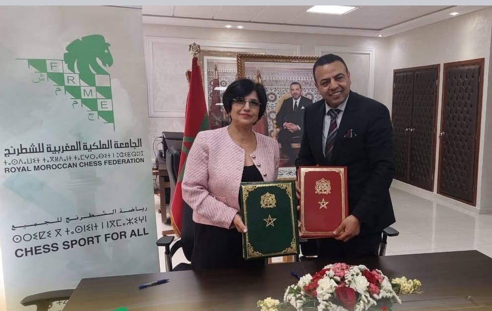 اتفاقية شراكة بين جامعة الشطرنج والأكاديمية الجهوية للتربية والتكوين لجهة البيضاء سطات