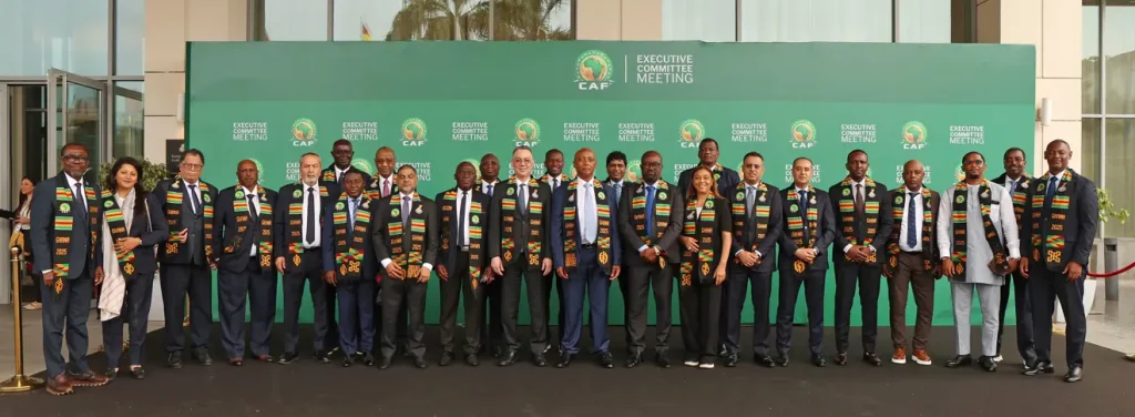 موتسيبي ولقجع وبقية أعضاء الكاف