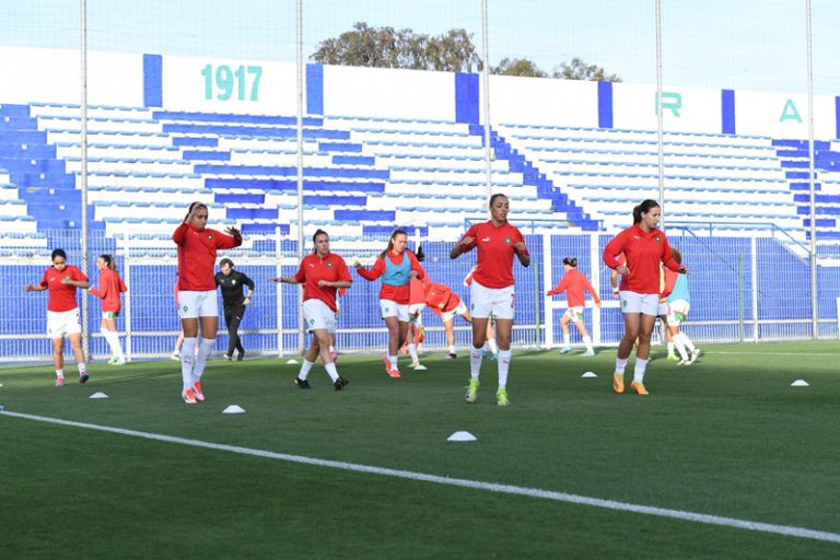 تدريبات المنتخب المغربي النسوي