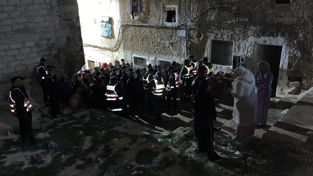 فاجعة إنهيار مبنى سكني بفاس