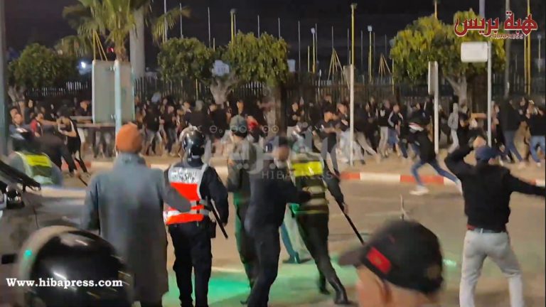 أحداث شغب بعد كلاسيكو الوداد والجيش الملكي