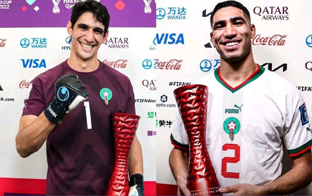 حكيمي وبونو ضمن التشكيلة المثالية لثمن نهائي كأس العالم للأندية