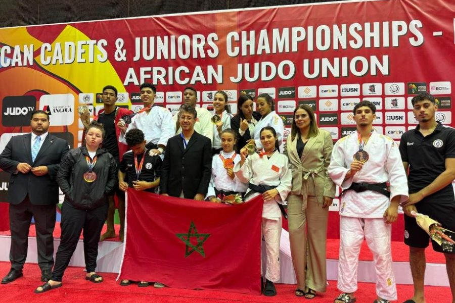 المنتخب المغربي للفتيان في بطولة إفريقيا للجيدو