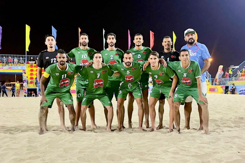 نجوم المغرب لكرة القدم الشاطئية يتأهلون لنهائي الدوري الدولي ببنغازي