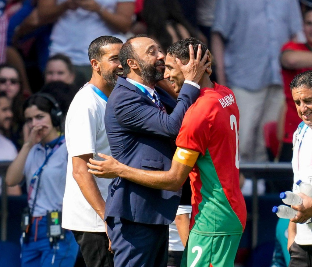 طارق السكتيوي وأشرف حكيمي