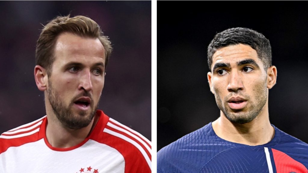 هاري كين وأشرف حكيمي