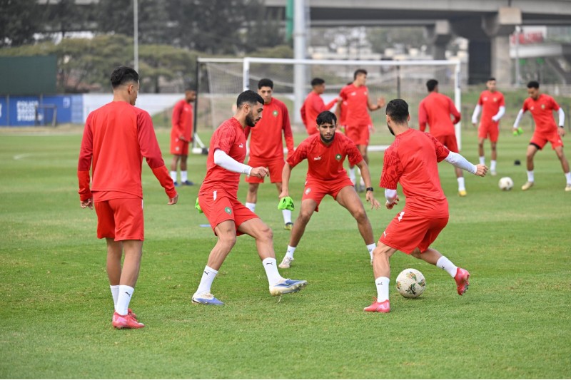 تدريبات المنتخب المغربي المحلي