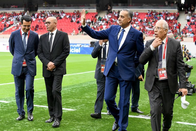 عبد اللطيف حموشي يتفقد ملعب الأمير مولاي عبد الله قبل مواجهة المغرب والنيجر