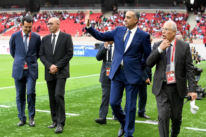 عبد اللطيف حموشي يتفقد ملعب الأمير مولاي عبد الله قبل مواجهة المغرب والنيجر