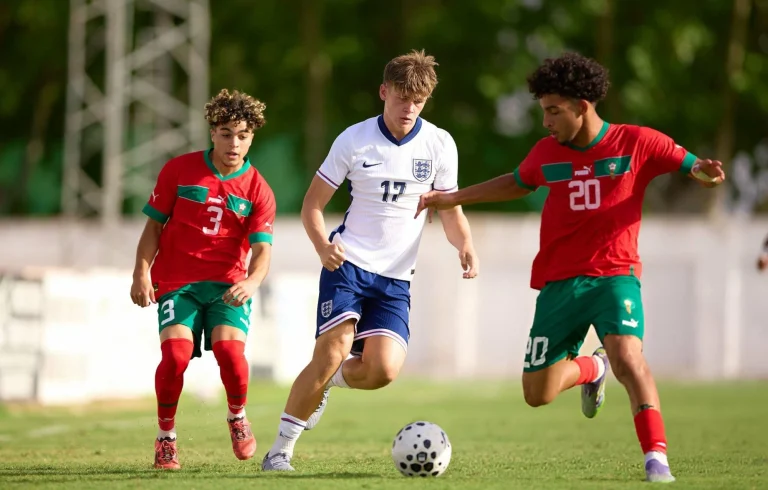 المنتخب المغربي لأقل من 17 سنة يخسر أمام إنجلترا برباعية في ودية دولية