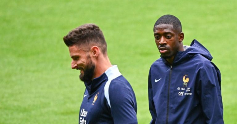 جيرو يفاجئ الجميع: لم أتوقع أن يفوز ديمبيلي بالكرة الذهبية جيرو وديمبيلي