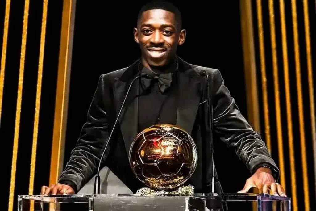 رسميا.. عثمان ديمبيلي يتوج بجائزة الكرة الذهبية لسنة 2025