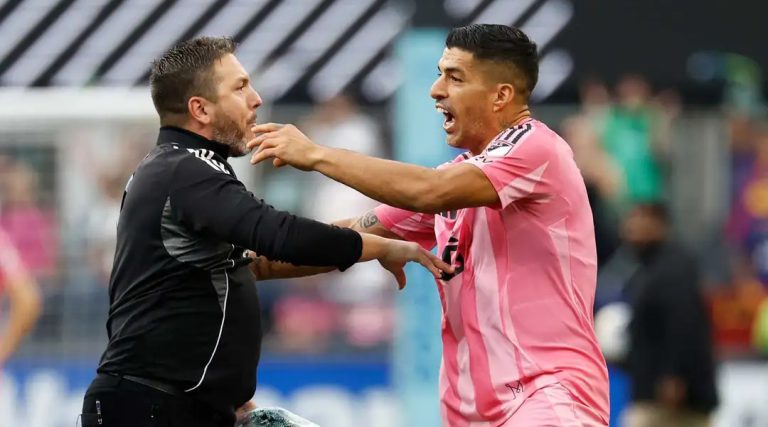 لجنة الانضباط توقف لويس سواريز وعدد من لاعبي إنتر ميامي وسياتل ساوندرز