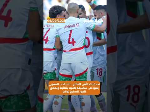 تصفيات كأس العالم .. المنتخب المغربي يفوز على مضيفه زامبيا بثنائية ويحقق الفوز السابع تواليا