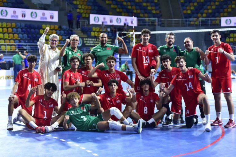 المنتخب المغربي للشباب يُنهي مشاركته في بطولة إفريقيا للكرة الطائرة بالمركز الخامس