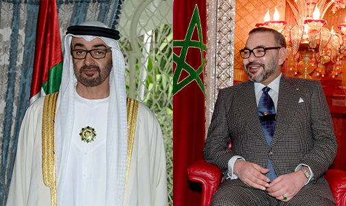 الشيخ محمد بن زايد يهنئ الملك محمد السادس بتتويج المغرب بكأس العالم للشباب 2025