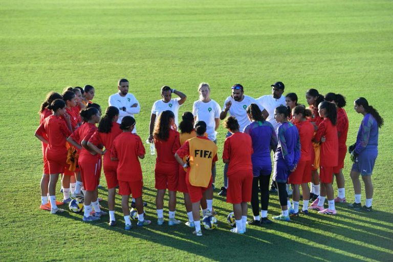 المنتخب المغربي النسوي U17 يُجري آخر حصة تدريبية قبل مواجهة إيطاليا