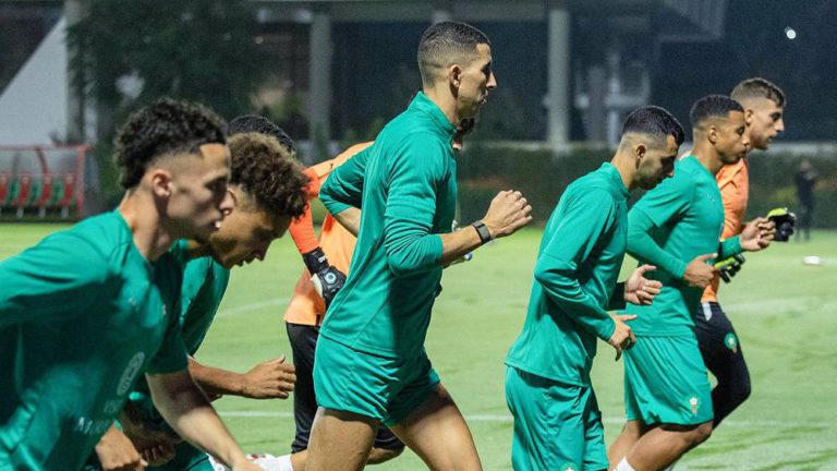 تدريبات المنتخب المغربي