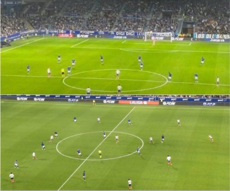 لاعبو إسبانيول وأوفييدو يحتجون على "رحلة ميامي" ورابطة الليغا تقطع البث لـ 20 ثانية